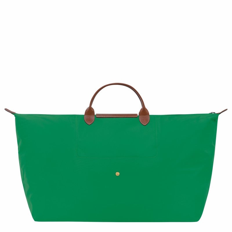 Longchamp Le Pliage Original M Erkek Seyahat Çantası Yeşil Türkiye | L1625089P88-