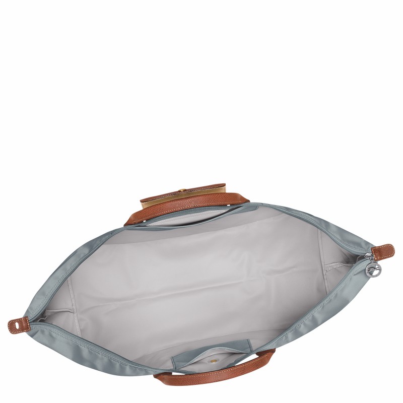 Longchamp Le Pliage Original M Erkek Seyahat Çantası Gri Türkiye | L1625089P80-