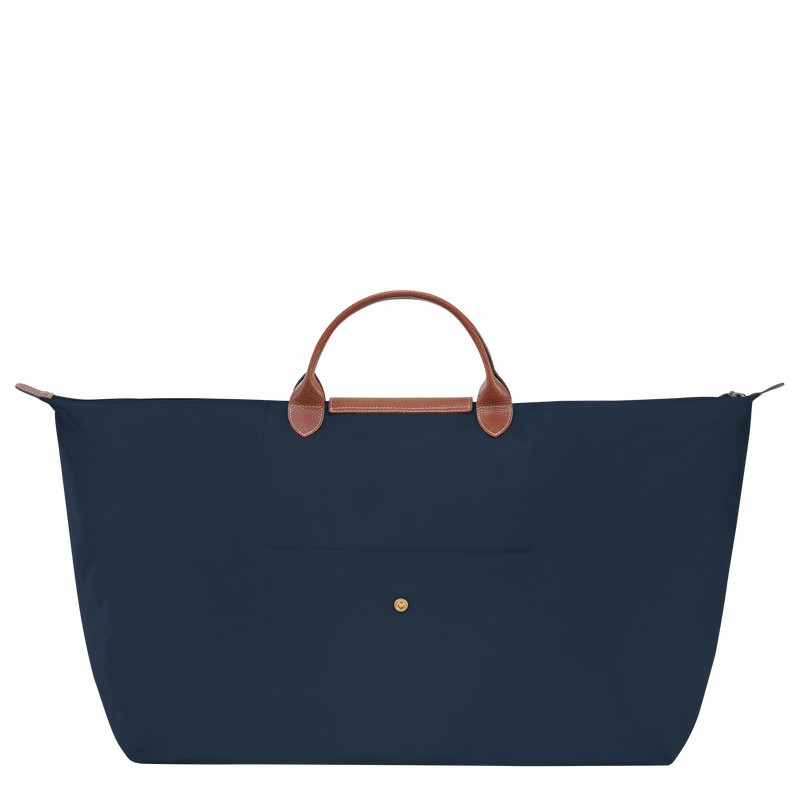 Longchamp Le Pliage Original M Erkek Seyahat Çantası Lacivert Türkiye | L1625089P68-