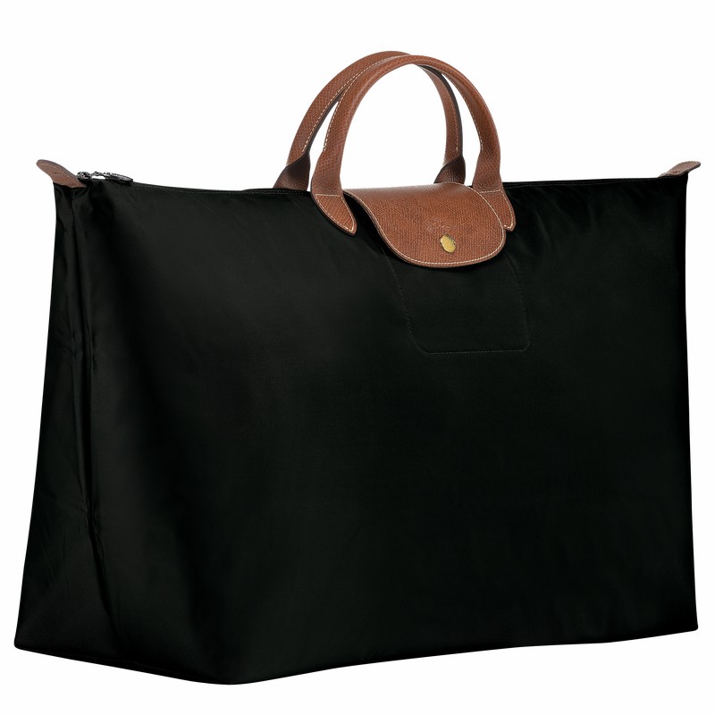 Longchamp Le Pliage Original M Erkek Seyahat Çantası Siyah Türkiye | L1625089001-