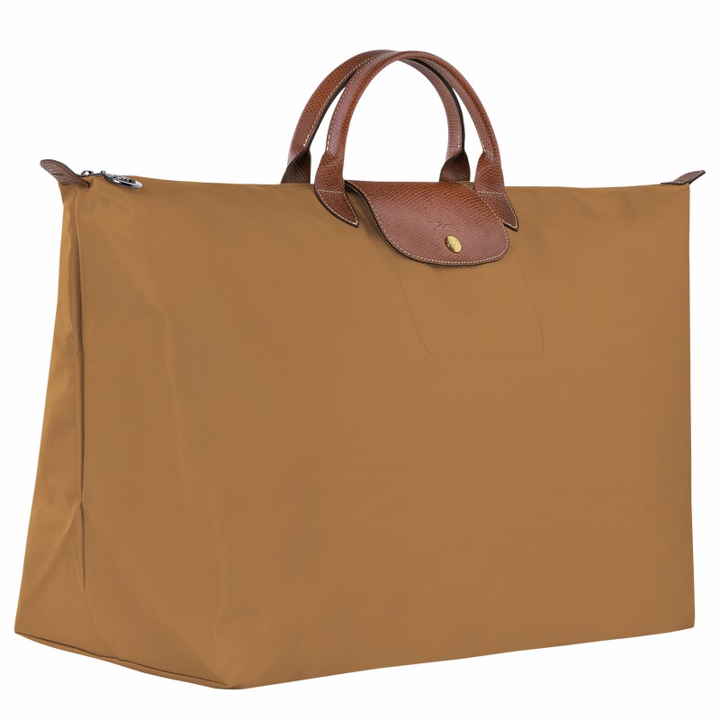 Longchamp Le Pliage Original M Erkek Seyahat Çantası Haki Türkiye | L1625089P86-