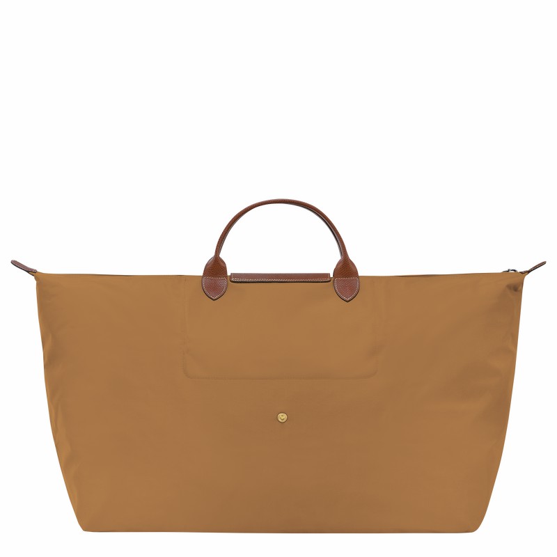 Longchamp Le Pliage Original M Erkek Seyahat Çantası Haki Türkiye | L1625089P86-