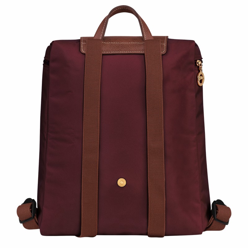 Longchamp Le Pliage Original M Erkek Sırt Çantası Bordo Türkiye | L1699089P87-