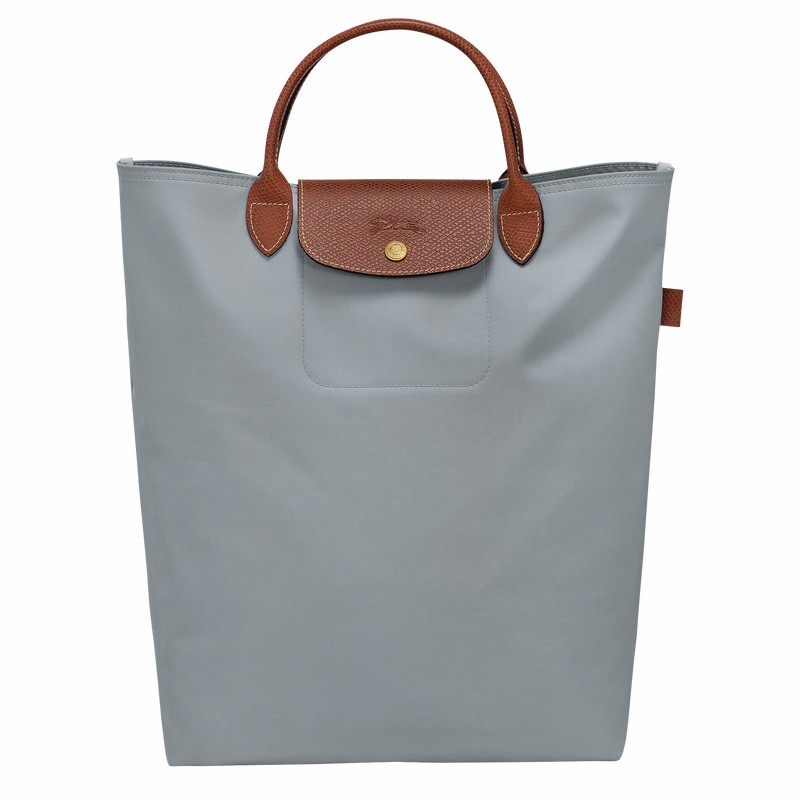 Longchamp Le Pliage Original M Erkek Tote Çanta Gri Türkiye | 10168089P80-