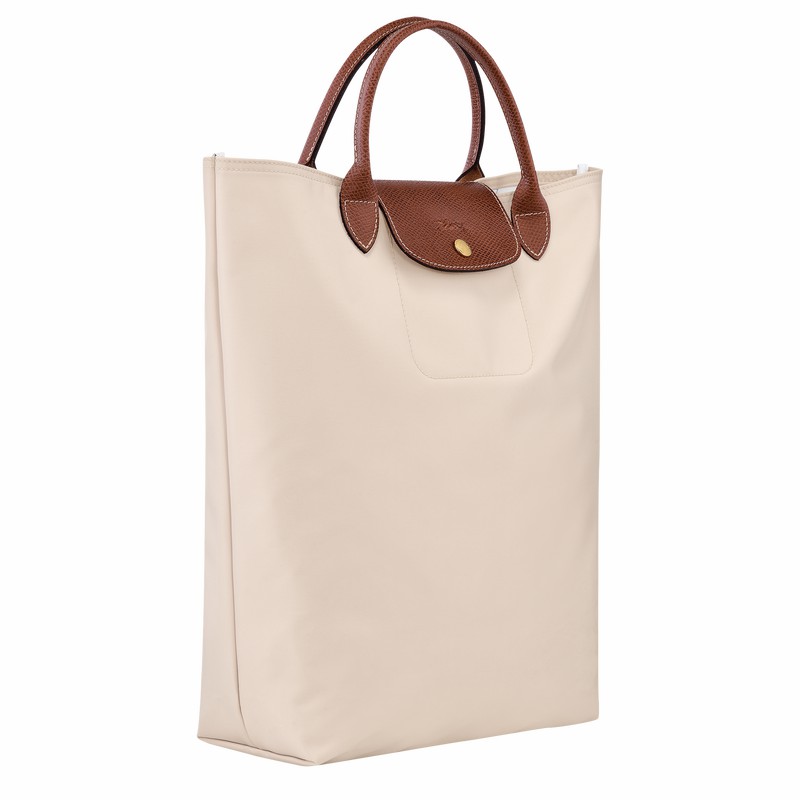 Longchamp Le Pliage Original M Erkek Tote Çanta Beyaz Türkiye | 10168089P71-