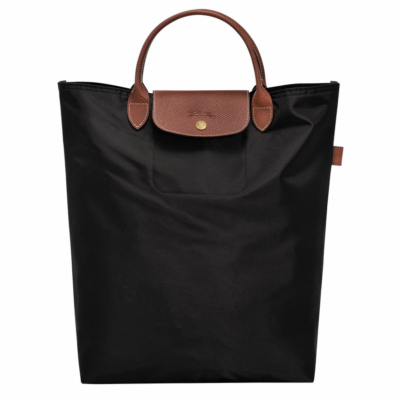 Longchamp Le Pliage Original M Erkek Tote Çanta Siyah Türkiye | 10168089001-