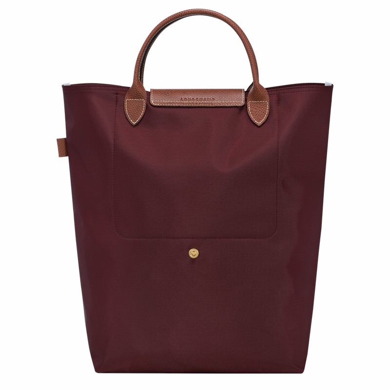 Longchamp Le Pliage Original M Erkek Tote Çanta Bordo Türkiye | 10168089P87-