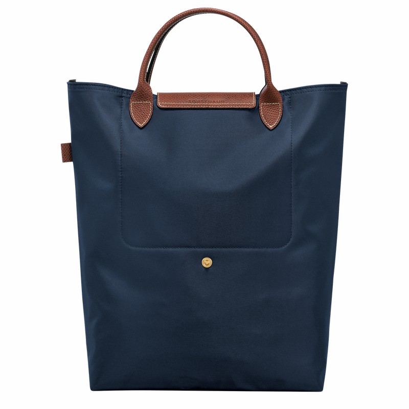 Longchamp Le Pliage Original M Erkek Tote Çanta Lacivert Türkiye | 10168089P68-