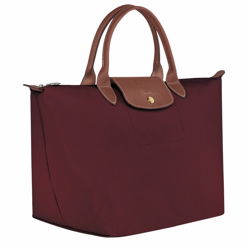 Longchamp Le Pliage Original M Kadın El Çantası Bordo Türkiye | L1623089P87