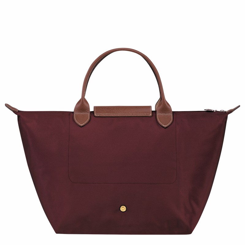 Longchamp Le Pliage Original M Kadın El Çantası Bordo Türkiye | L1623089P87