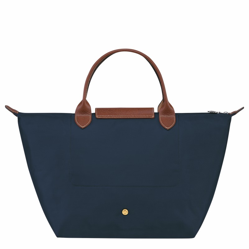 Longchamp Le Pliage Original M Kadın El Çantası Lacivert Türkiye | L1623089P68