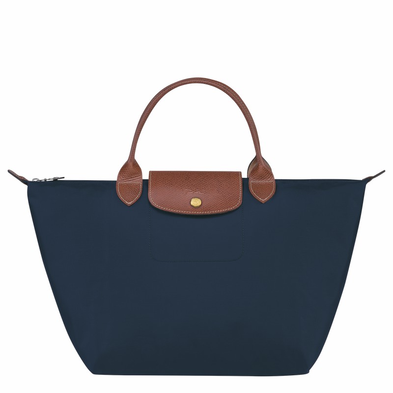 Longchamp Le Pliage Original M Kadın El Çantası Lacivert Türkiye | L1623089P68