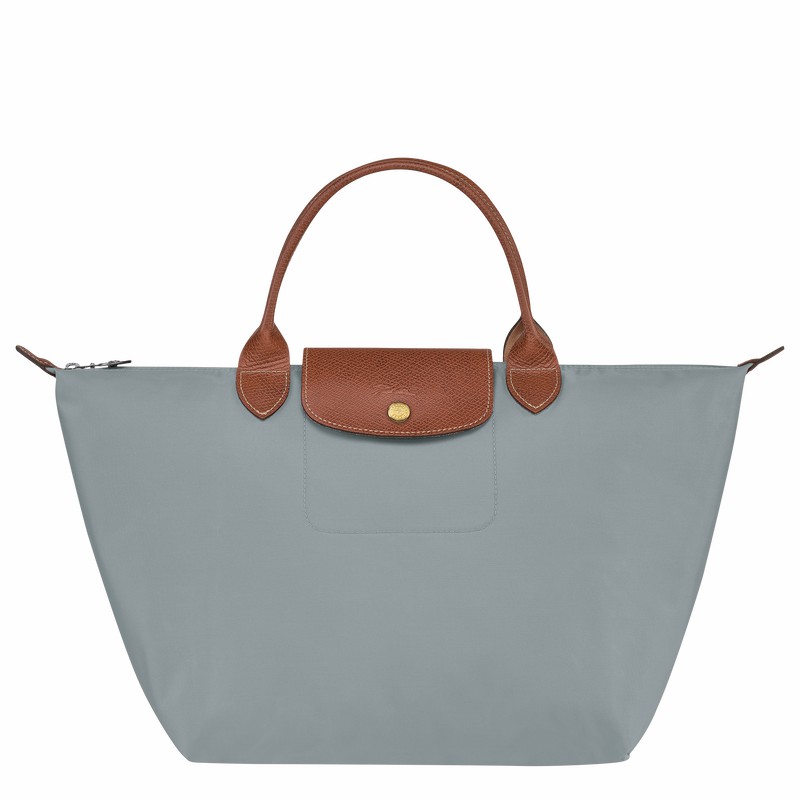 Longchamp Le Pliage Original M Kadın El Çantası Gri Türkiye | L1623089P80