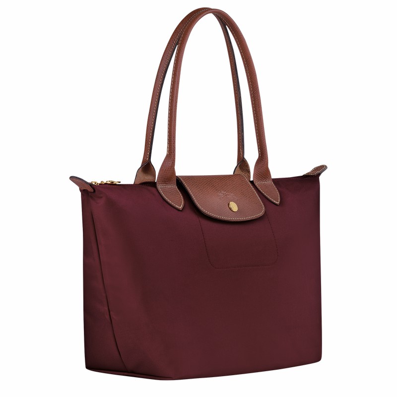 Longchamp Le Pliage Original M Kadın Tote Çanta Bordo Türkiye | L2605089P87