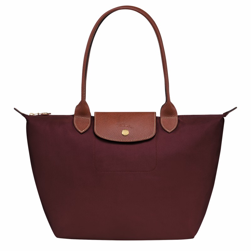 Longchamp Le Pliage Original M Kadın Tote Çanta Bordo Türkiye | L2605089P87