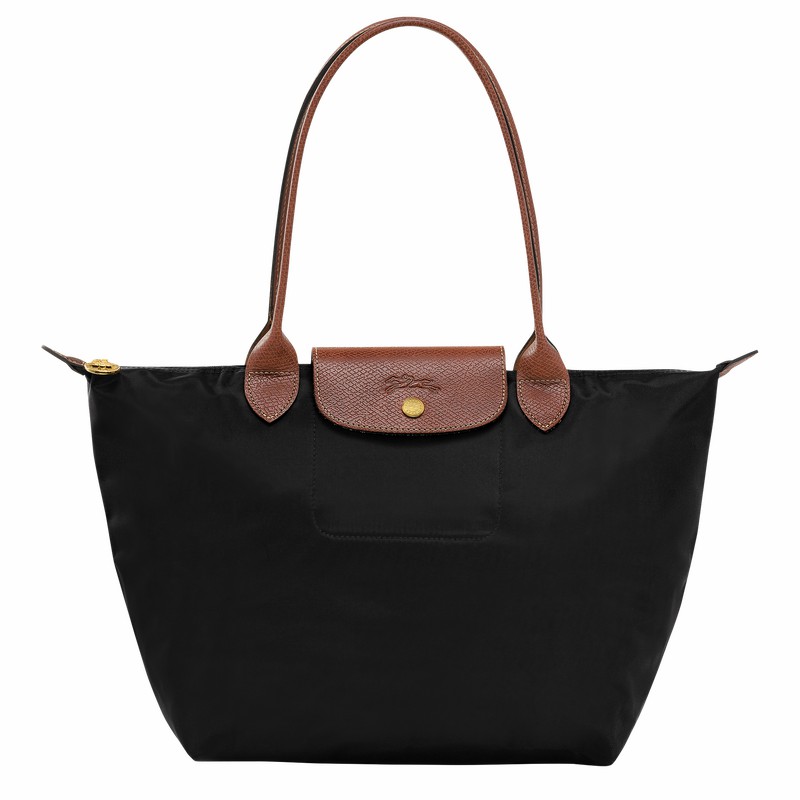 Longchamp Le Pliage Original M Kadın Tote Çanta Siyah Türkiye | L2605089001