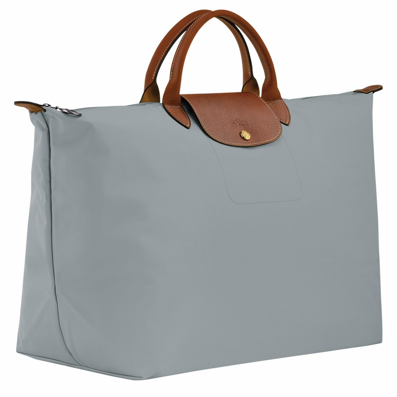 Longchamp Le Pliage Original S Erkek Seyahat Çantası Gri Türkiye | L1624089P80-