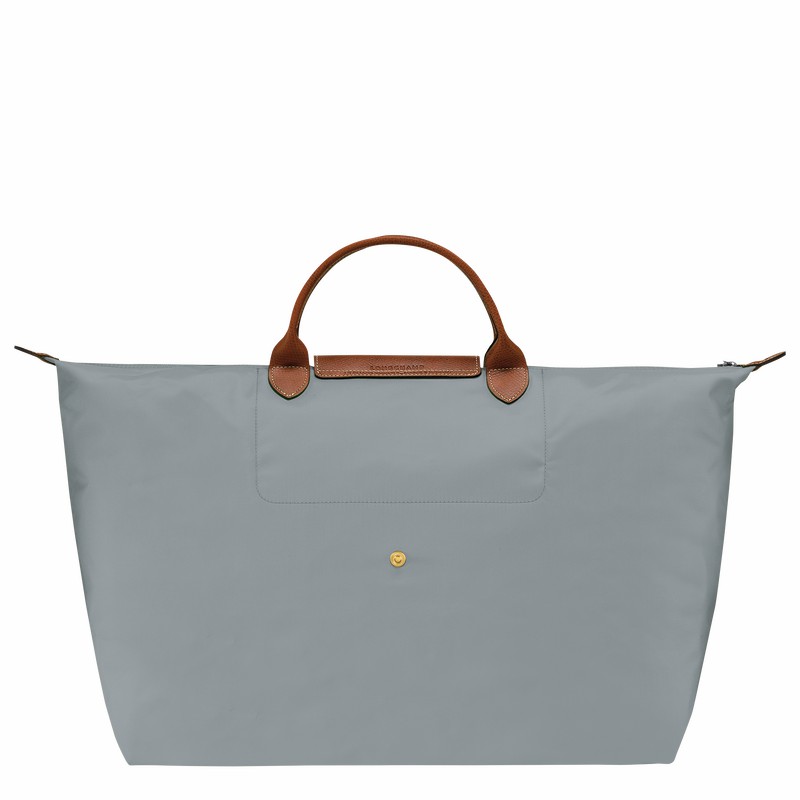 Longchamp Le Pliage Original S Erkek Seyahat Çantası Gri Türkiye | L1624089P80-