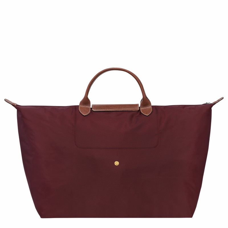 Longchamp Le Pliage Original S Erkek Seyahat Çantası Bordo Türkiye | L1624089P87-