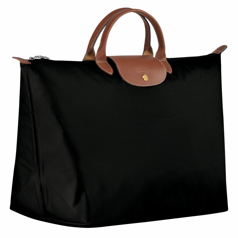 Longchamp Le Pliage Original S Erkek Seyahat Çantası Siyah Türkiye | L1624089001-