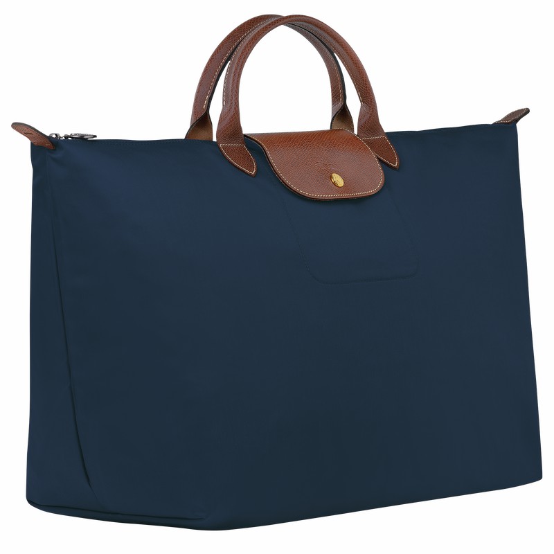 Longchamp Le Pliage Original S Erkek Seyahat Çantası Lacivert Türkiye | L1624089P68-