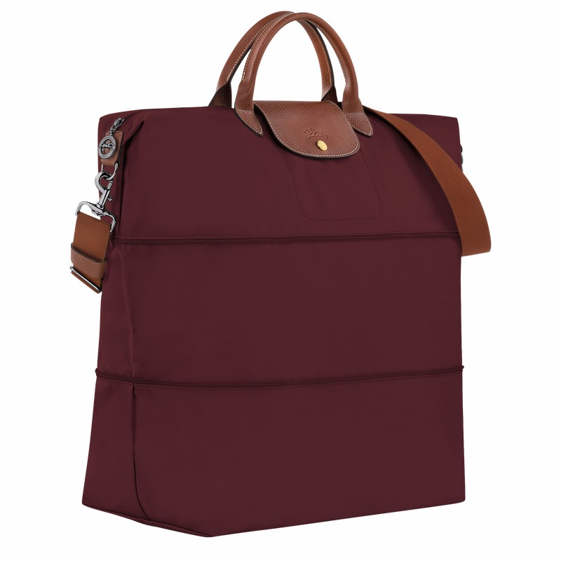 Longchamp Le Pliage Original expandable Erkek Seyahat Çantası Bordo Türkiye | L1911089P87-