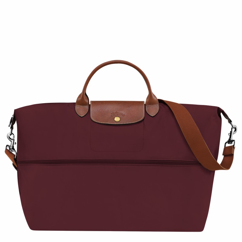 Longchamp Le Pliage Original expandable Erkek Seyahat Çantası Bordo Türkiye | L1911089P87-