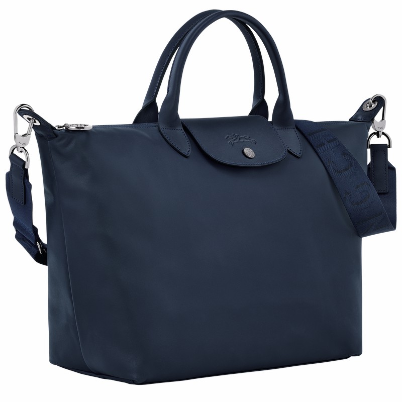 Longchamp Le Pliage Xtra L Erkek El Çantası Lacivert Türkiye | 10201987556-