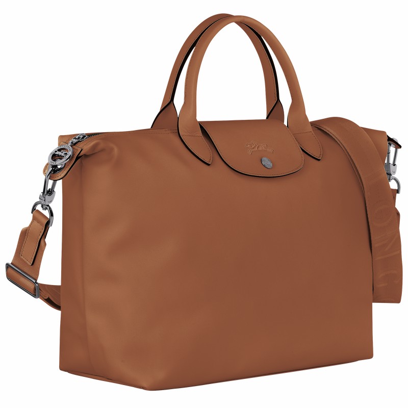 Longchamp Le Pliage Xtra L Erkek El Çantası Kahverengi Türkiye | 10201987504-