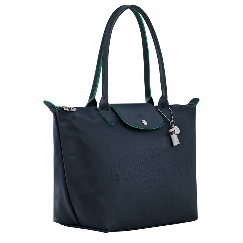 Longchamp Le Pliage Xtra M Kadın Tote Çanta Lacivert Türkiye | L2605HEY556