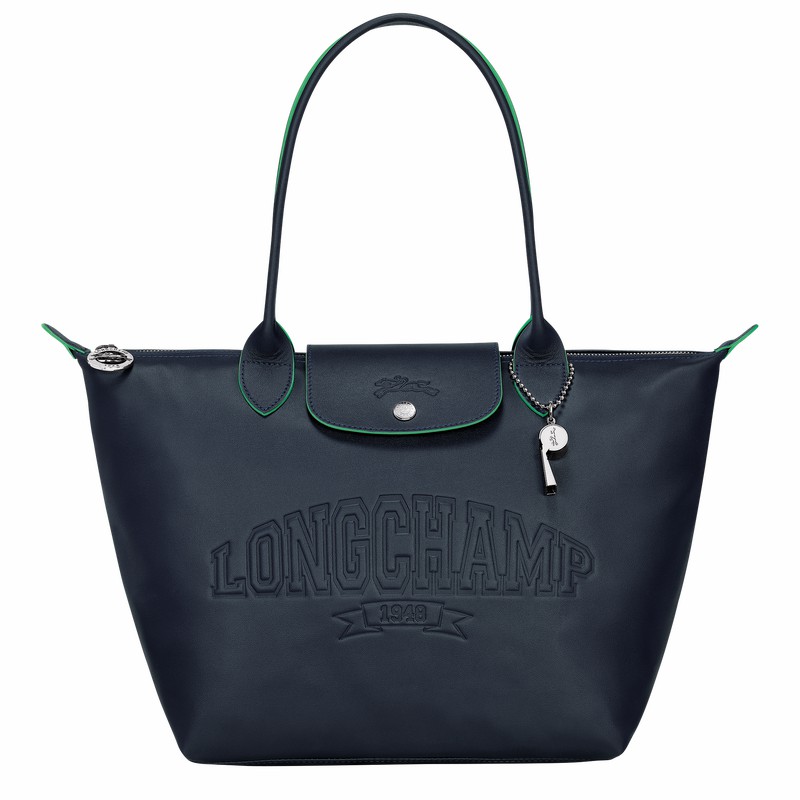 Longchamp Le Pliage Xtra M Kadın Tote Çanta Lacivert Türkiye | L2605HEY556