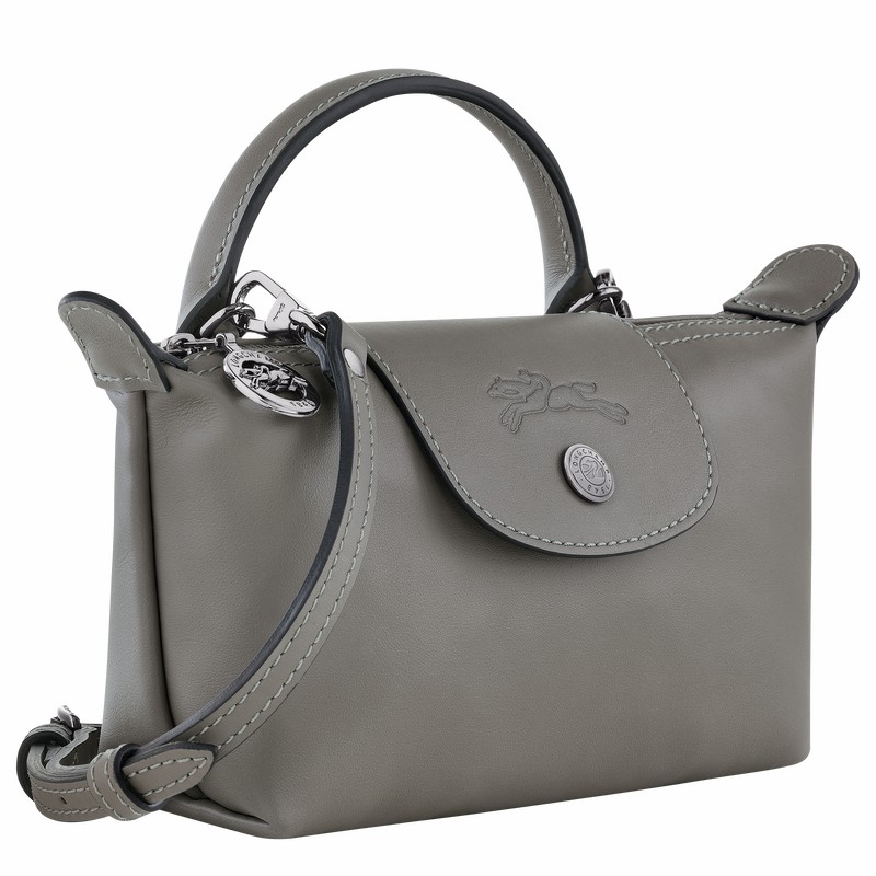 Longchamp Le Pliage Xtra XS Kadın Kese Çanta Gri Türkiye | 34205987P55