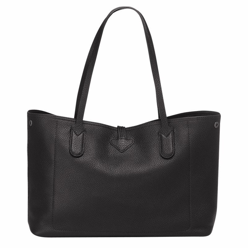 Longchamp Le Roseau Essential L Kadın Tote Çanta Siyah Türkiye | L2686968001