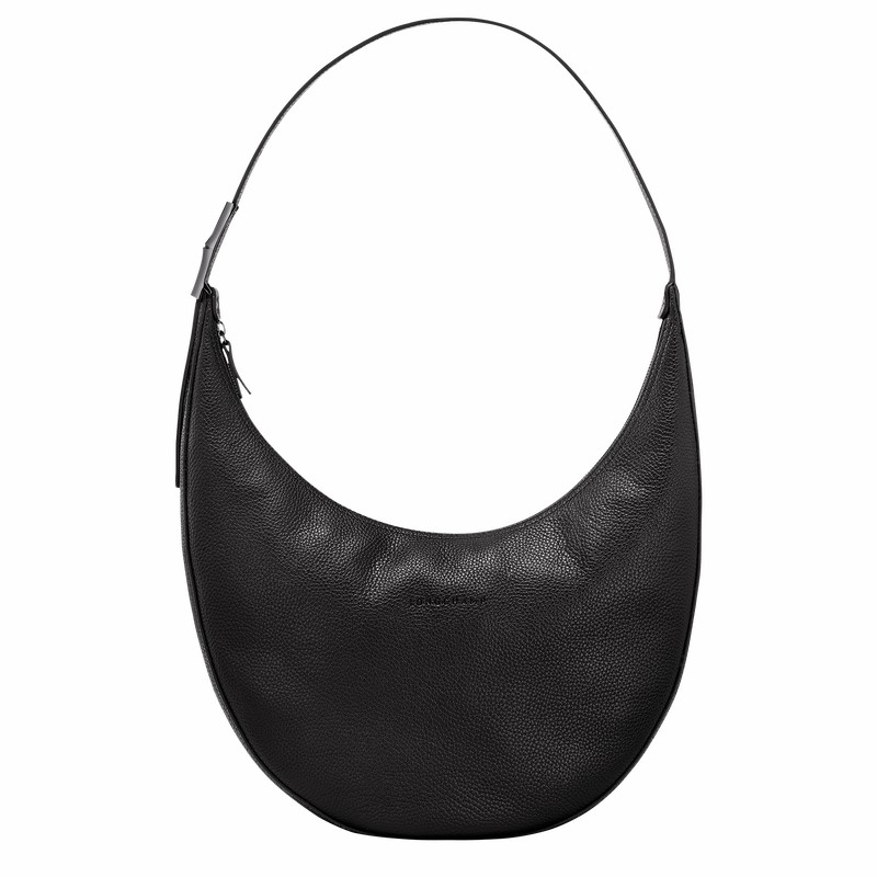 Longchamp Le Roseau Essential L Kadın Çapraz Askılı Çanta Siyah Türkiye | 10234968001