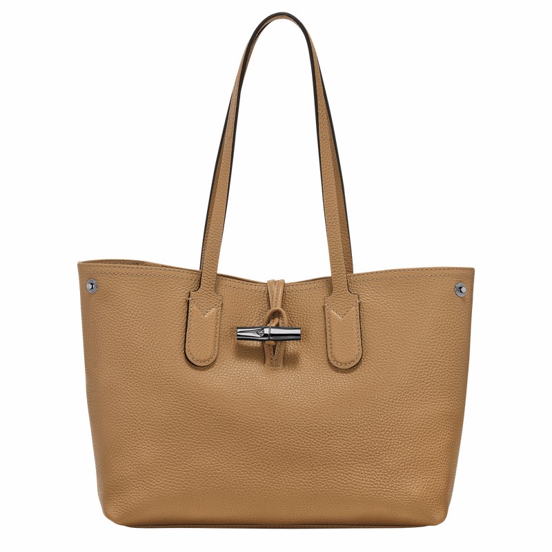 Longchamp Le Roseau Essential M Kadın Tote Çanta Haki Türkiye | 10183968026