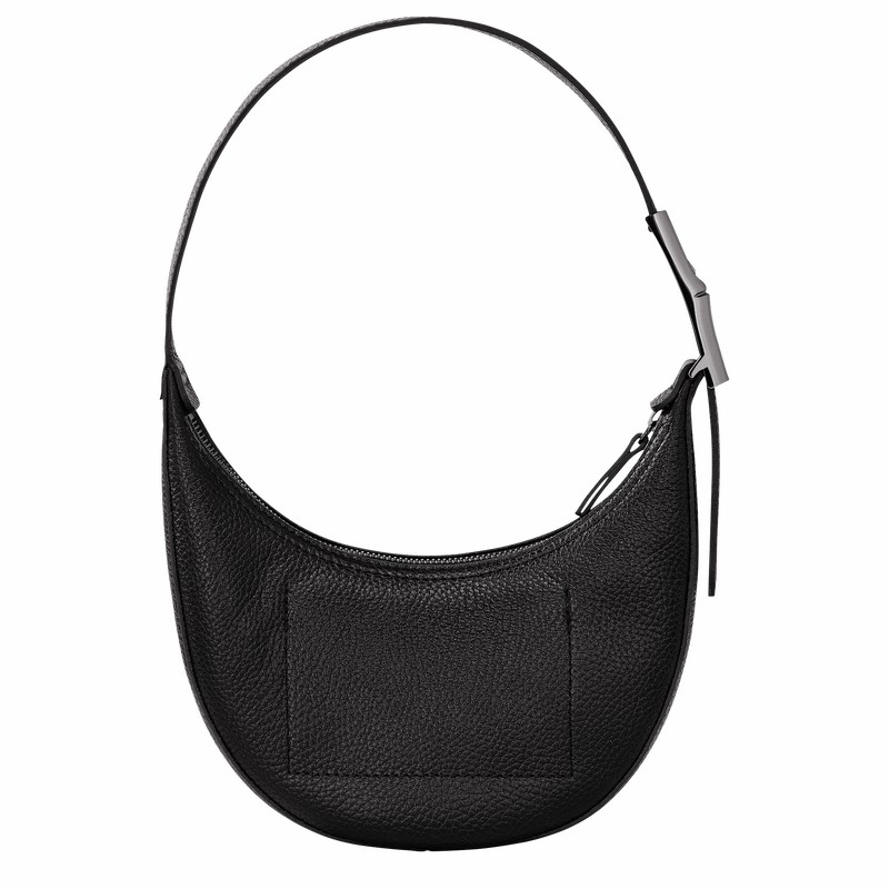 Longchamp Le Roseau Essential S Kadın Hobo Çanta Siyah Türkiye | 10217968001