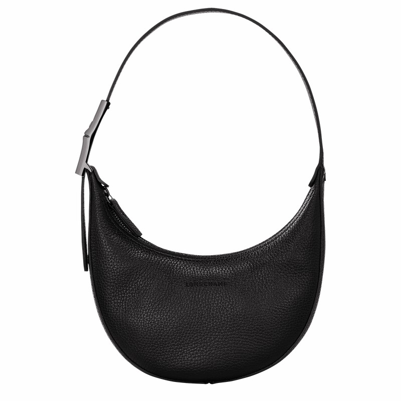 Longchamp Le Roseau Essential S Kadın Hobo Çanta Siyah Türkiye | 10217968001