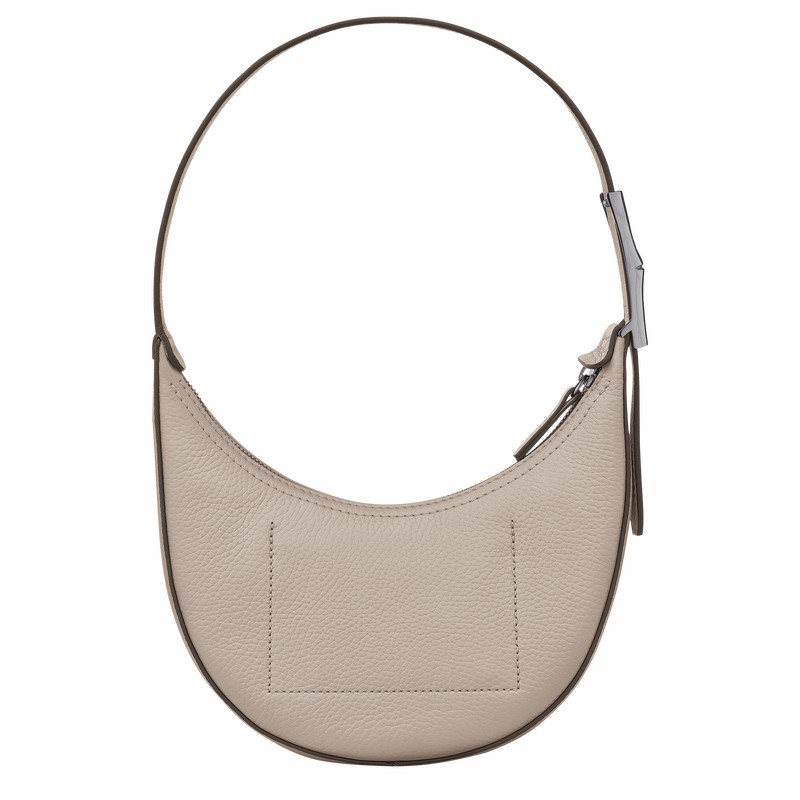 Longchamp Le Roseau Essential S Kadın Hobo Çanta Gri Türkiye | 10217968266