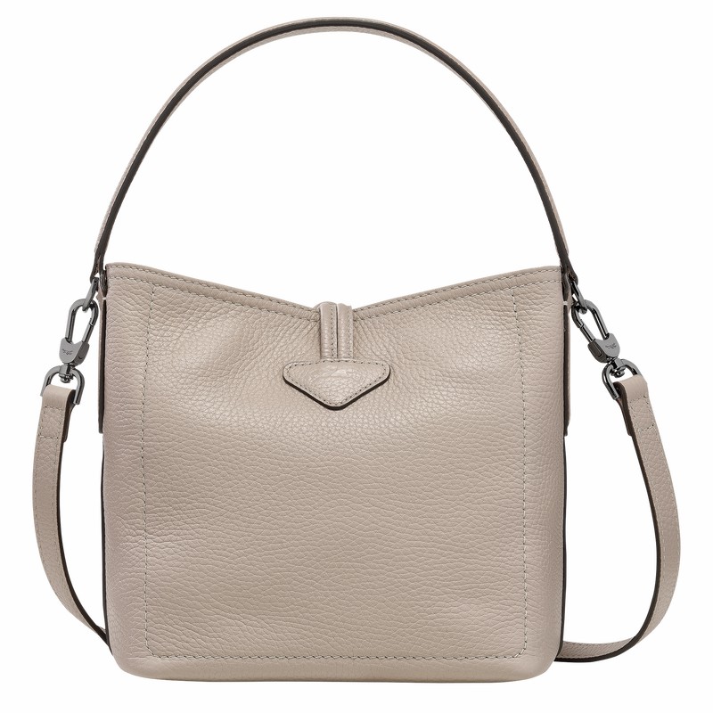 Longchamp Le Roseau Essential XS Kadın Kova Çanta Gri Türkiye | 10159968266