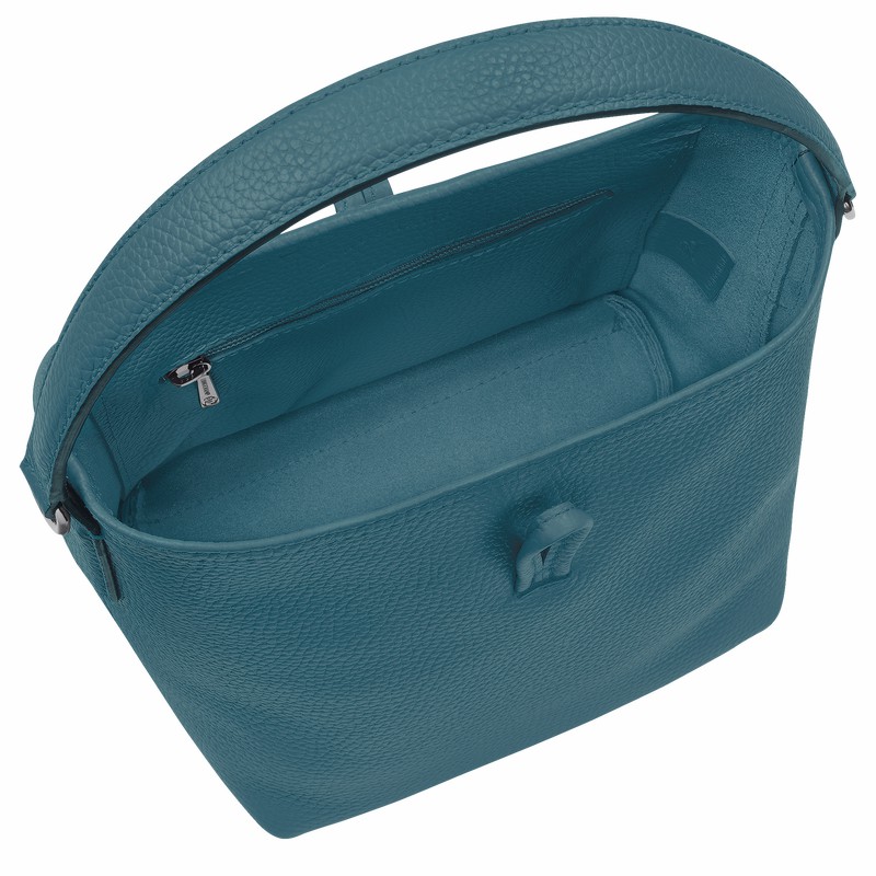 Longchamp Le Roseau Essential XS Kadın Kova Çanta Tavuskuşu Türkiye | 10159968P89