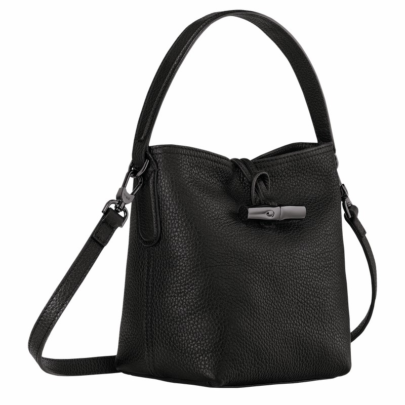 Longchamp Le Roseau Essential XS Kadın Kova Çanta Siyah Türkiye | 10159968001