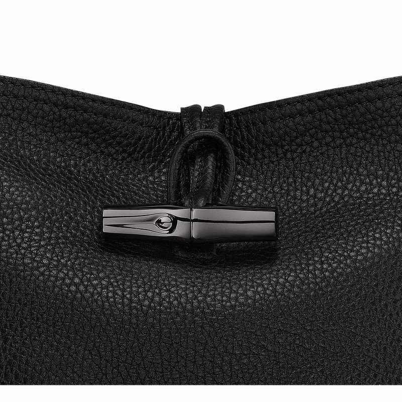 Longchamp Le Roseau Essential XS Kadın Kova Çanta Siyah Türkiye | 10159968001