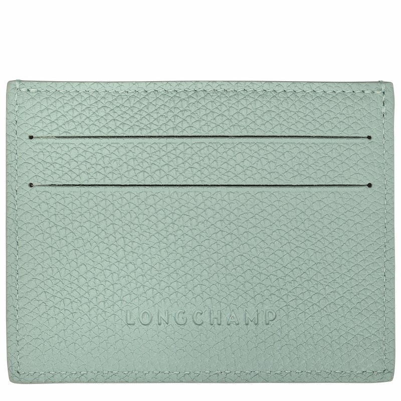 Longchamp Le Roseau Kadın Kartlık Celadon Türkiye | L3218HFP282