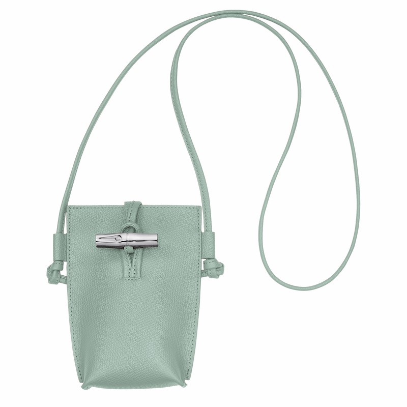 Longchamp Le Roseau Kadın Kılıf Celadon Türkiye | 34180HFP282