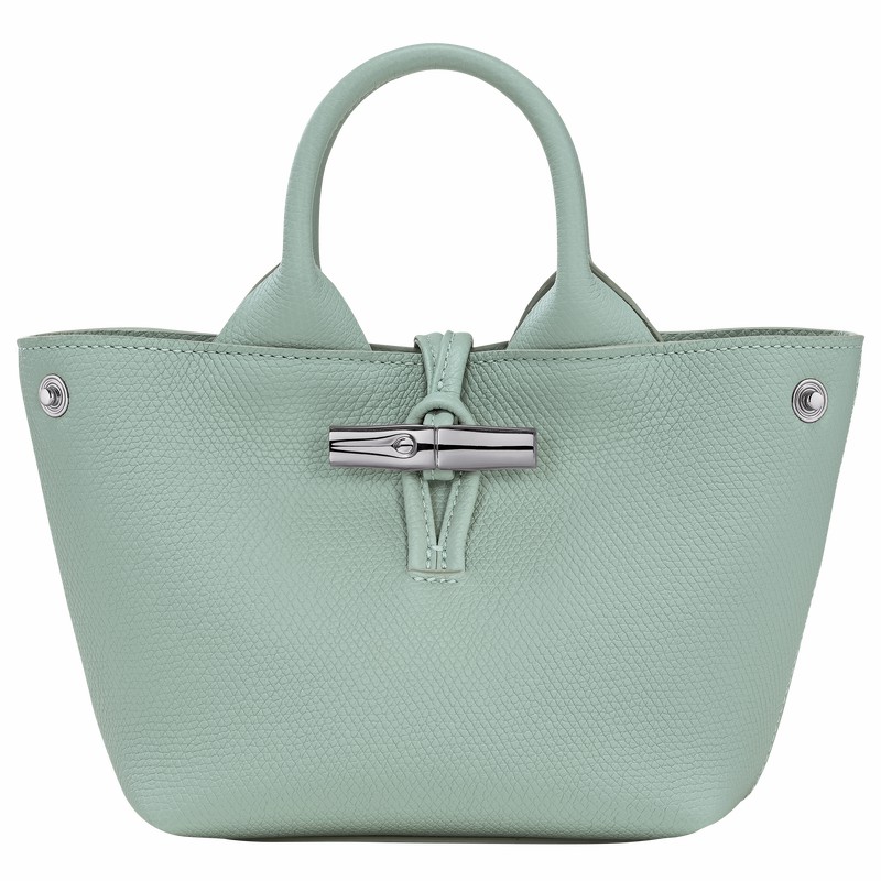 Longchamp Le Roseau XS Kadın El Çantası Celadon Türkiye | 10278HFP282