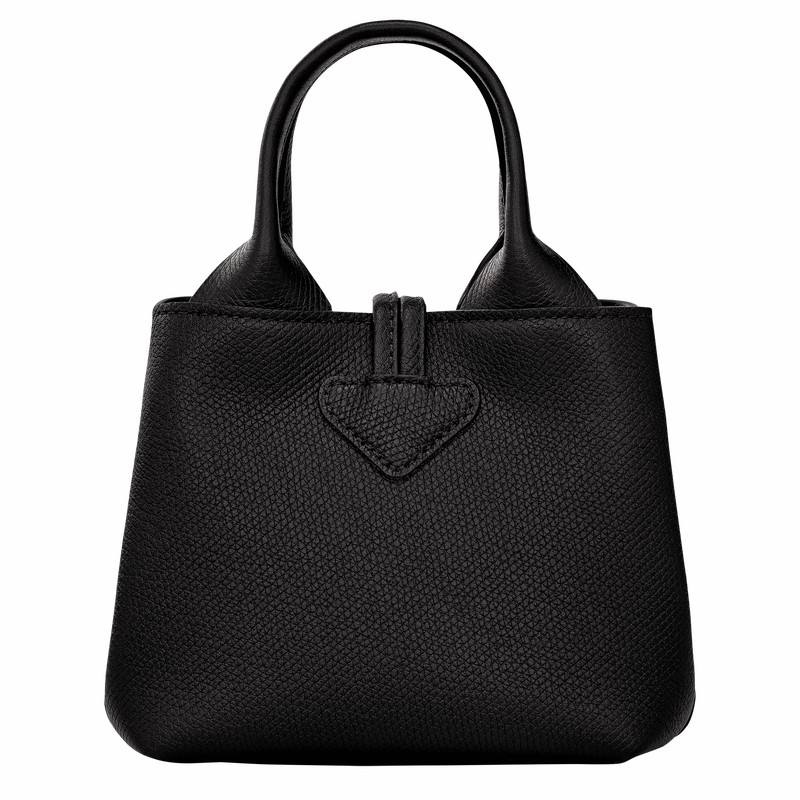 Longchamp Le Roseau XS Kadın El Çantası Siyah Türkiye | 10278HFP001