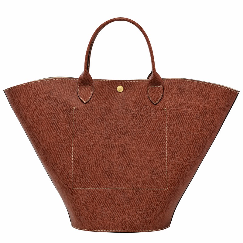 Longchamp ÉPURE XL Kadın Tote Çanta Kahverengi Türkiye | 10260HYZ035