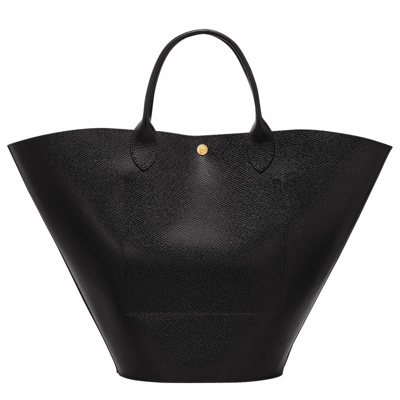 Longchamp ÉPURE XL Kadın Tote Çanta Siyah Türkiye | 10260HYZ001