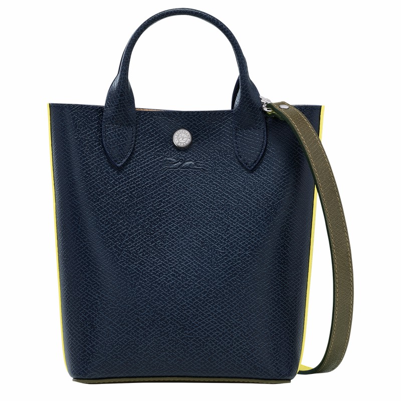 Longchamp ÉPURE XS Kadın Tote Çanta Lacivert Türkiye | 10269HFH006